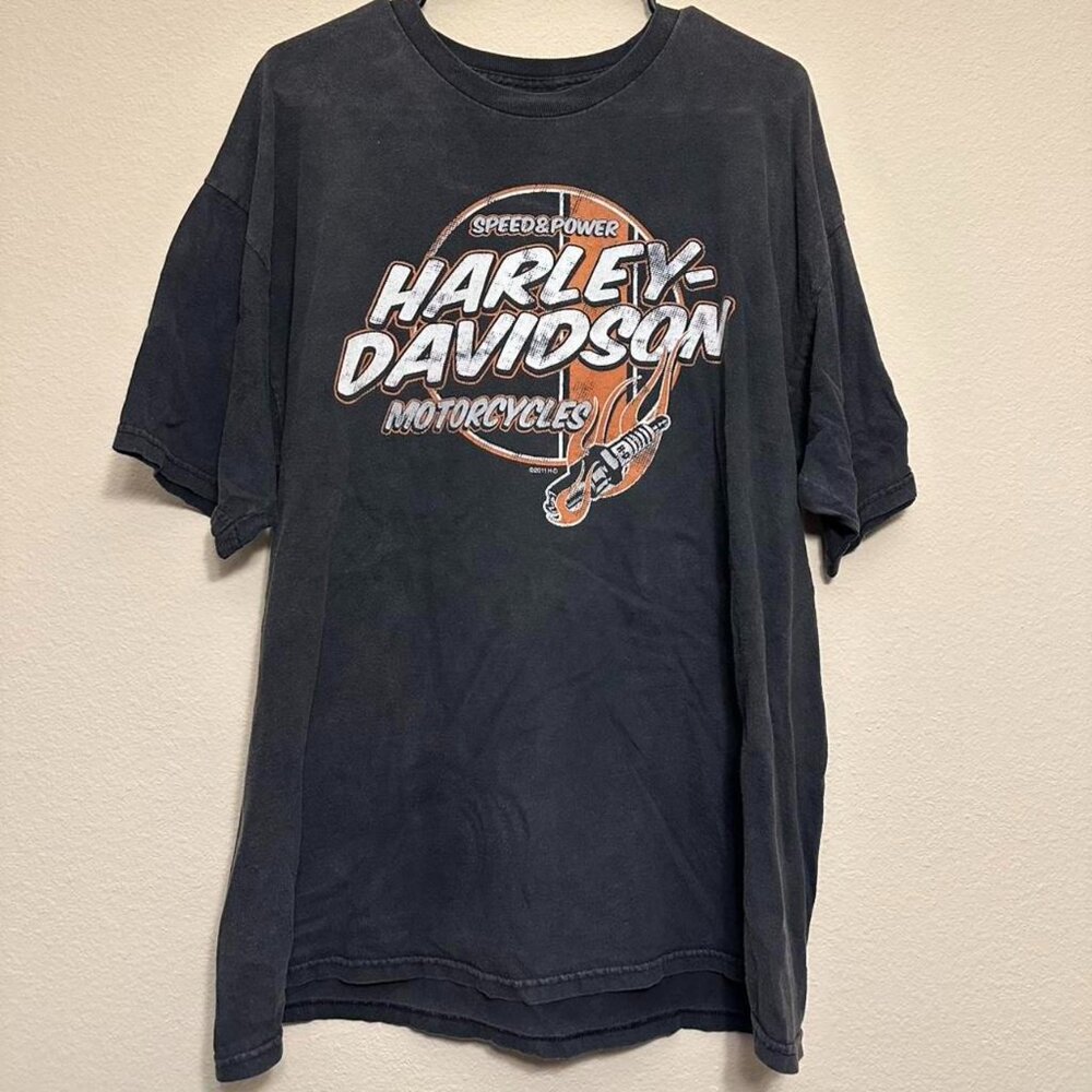 2011 Harley Davidson Motorcycle Bowling Green, KY Greyish Black Tee Size XL